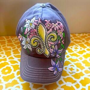 Jolly Roger Fleur De Lis Baseball Hat Cap Handcrafted Embroidery Patch
Flower